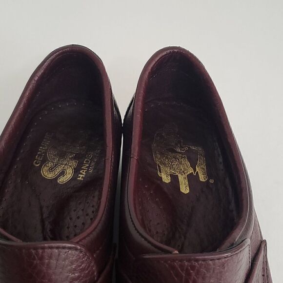 SAS Men's Alamo Leather Slip-On Loafers Burgundy Size 8 1/2M - Picture 11 of 15
